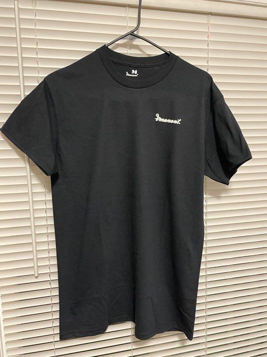 "Emanant" Classic Cursive Glow in the Dark - Black - M