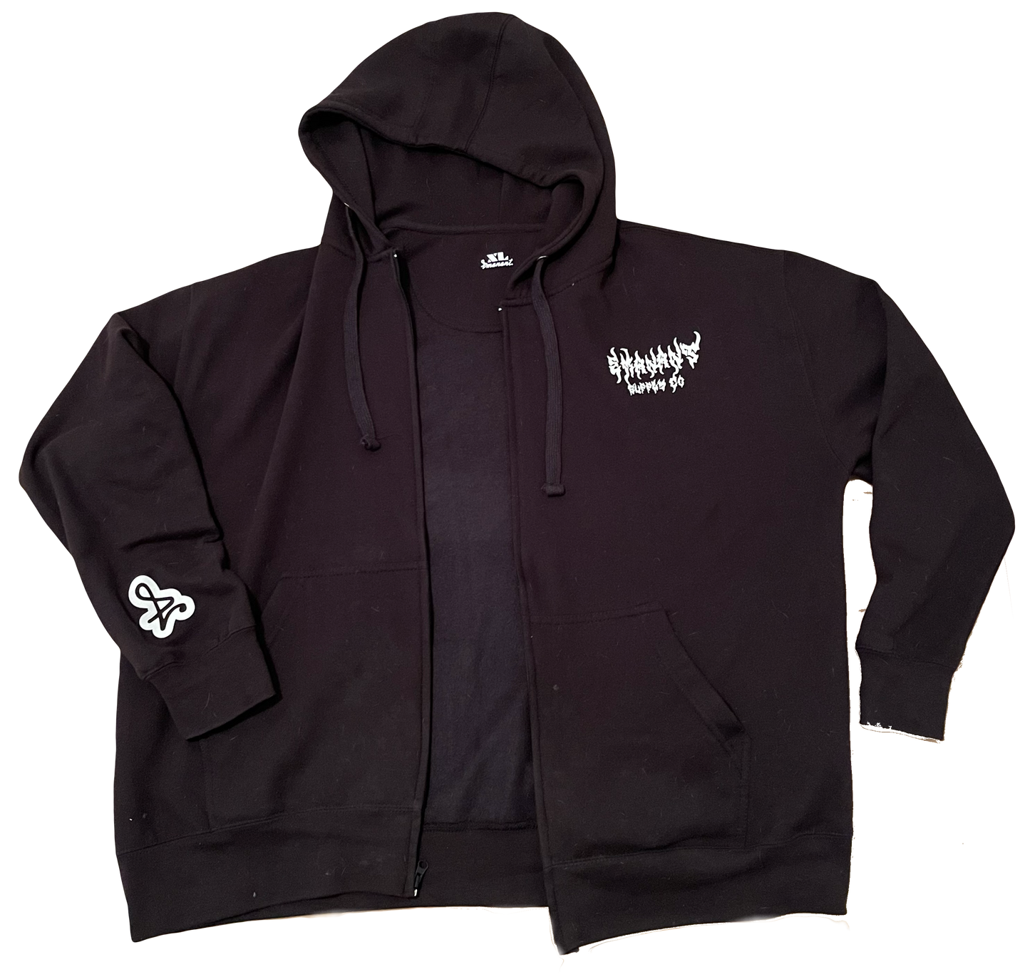 Glow in the Dark Zip Up Hoodie