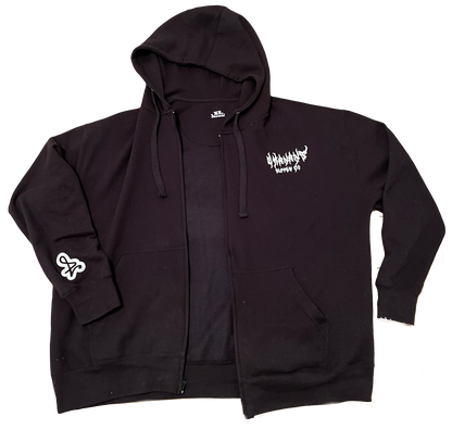 Glow in the Dark Zip Up Hoodie