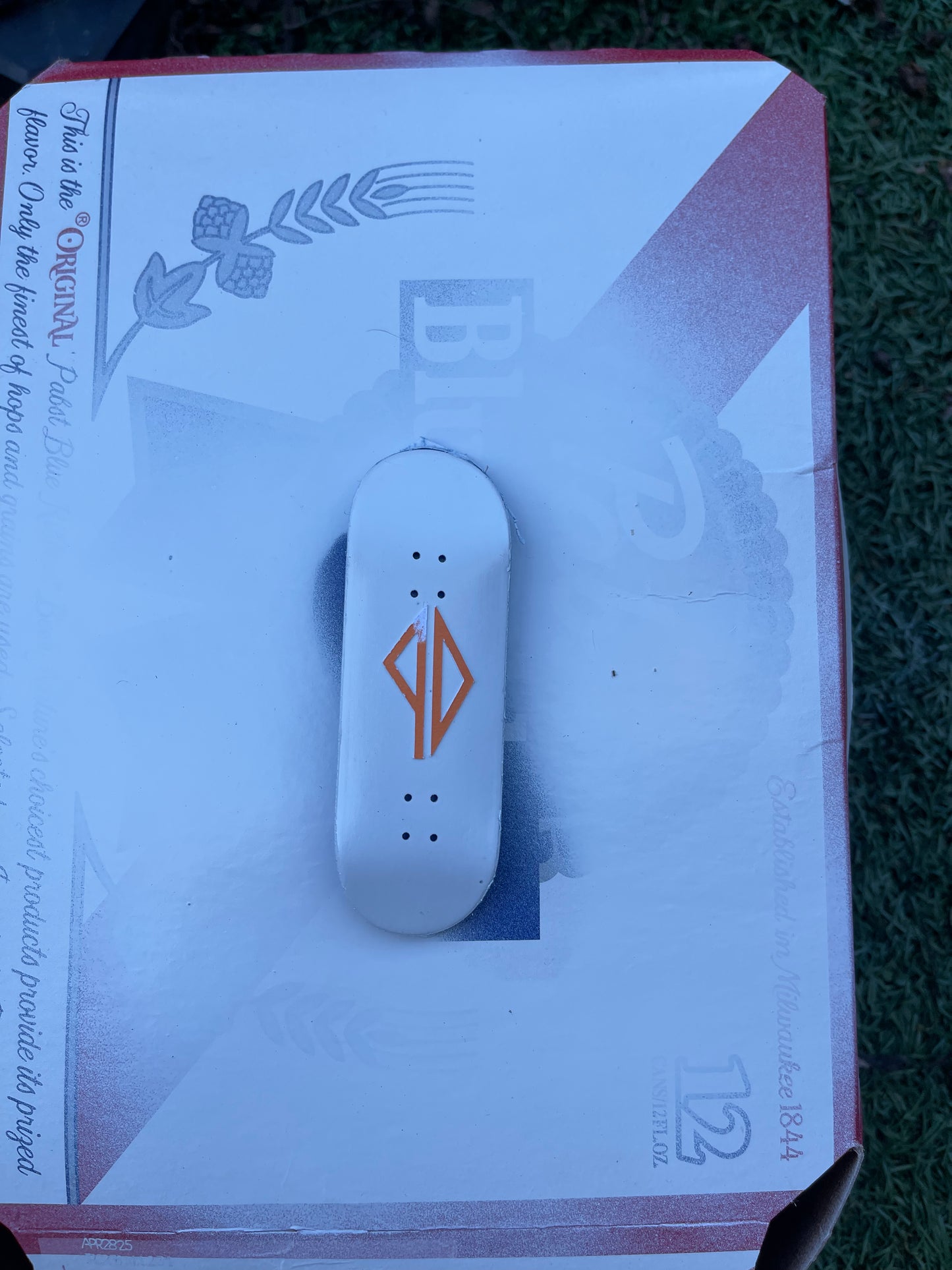 One of One – PISS DRUNX Stencil Deck Fingerboard