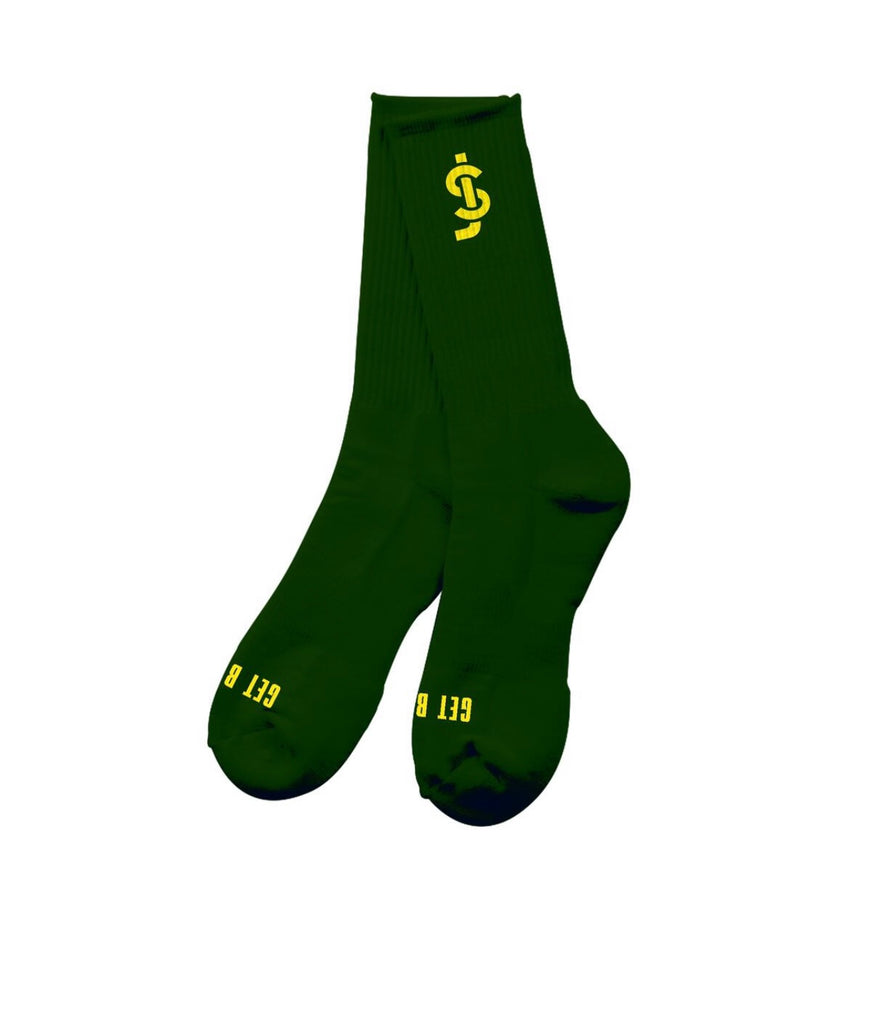 SJ Slaps Forest Green Socks