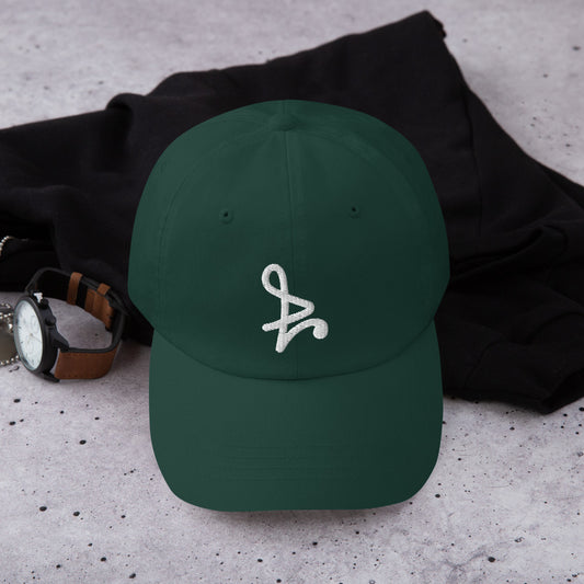 Dad Hat White Logo
