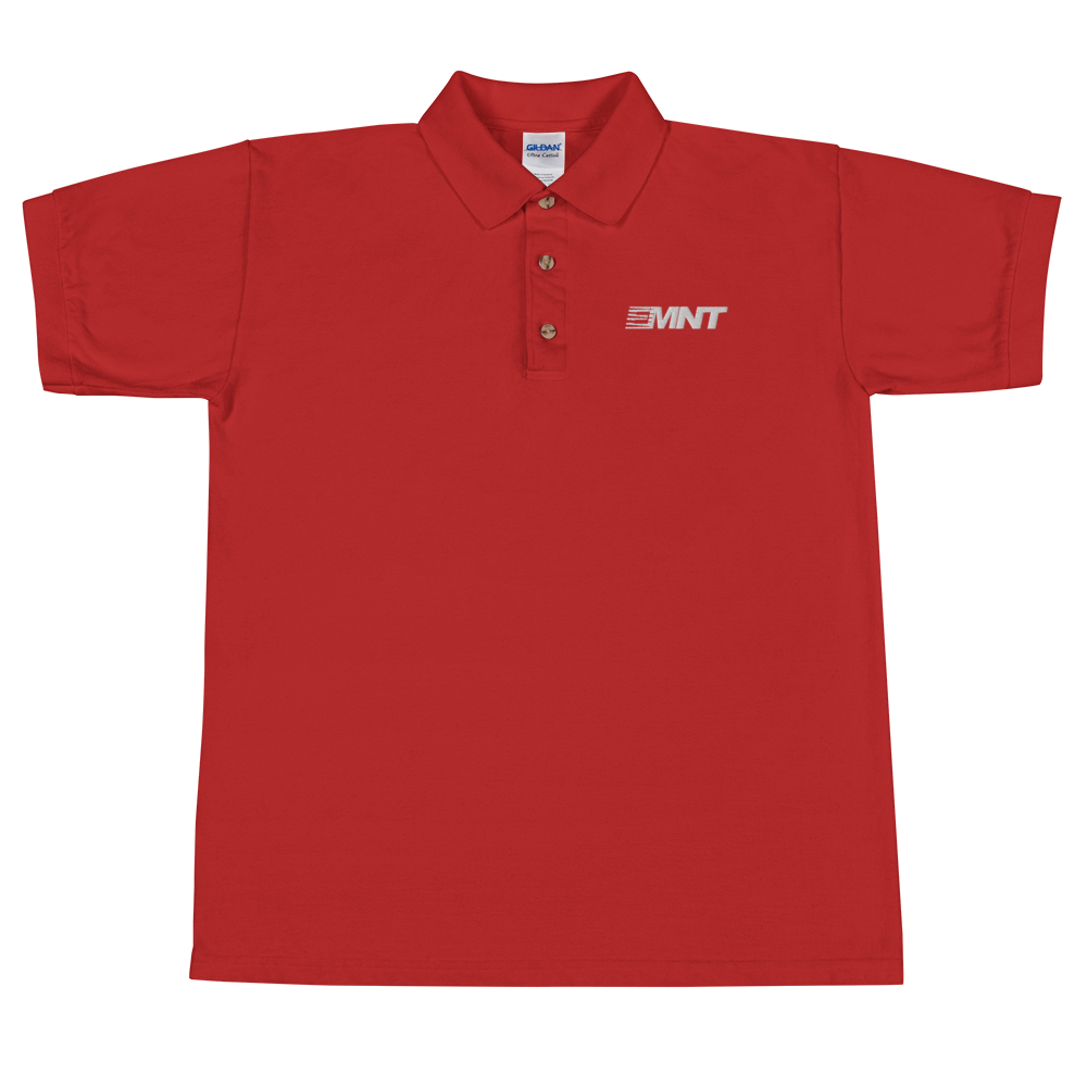 Embroidered The Yeez Red Polo Shirt