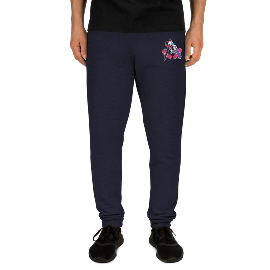 Embroidered Retro Free Skatin' Joggers
